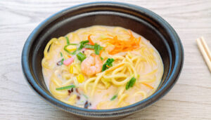 レンジ麺スープ